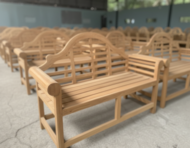 Teak wood craftsmanship