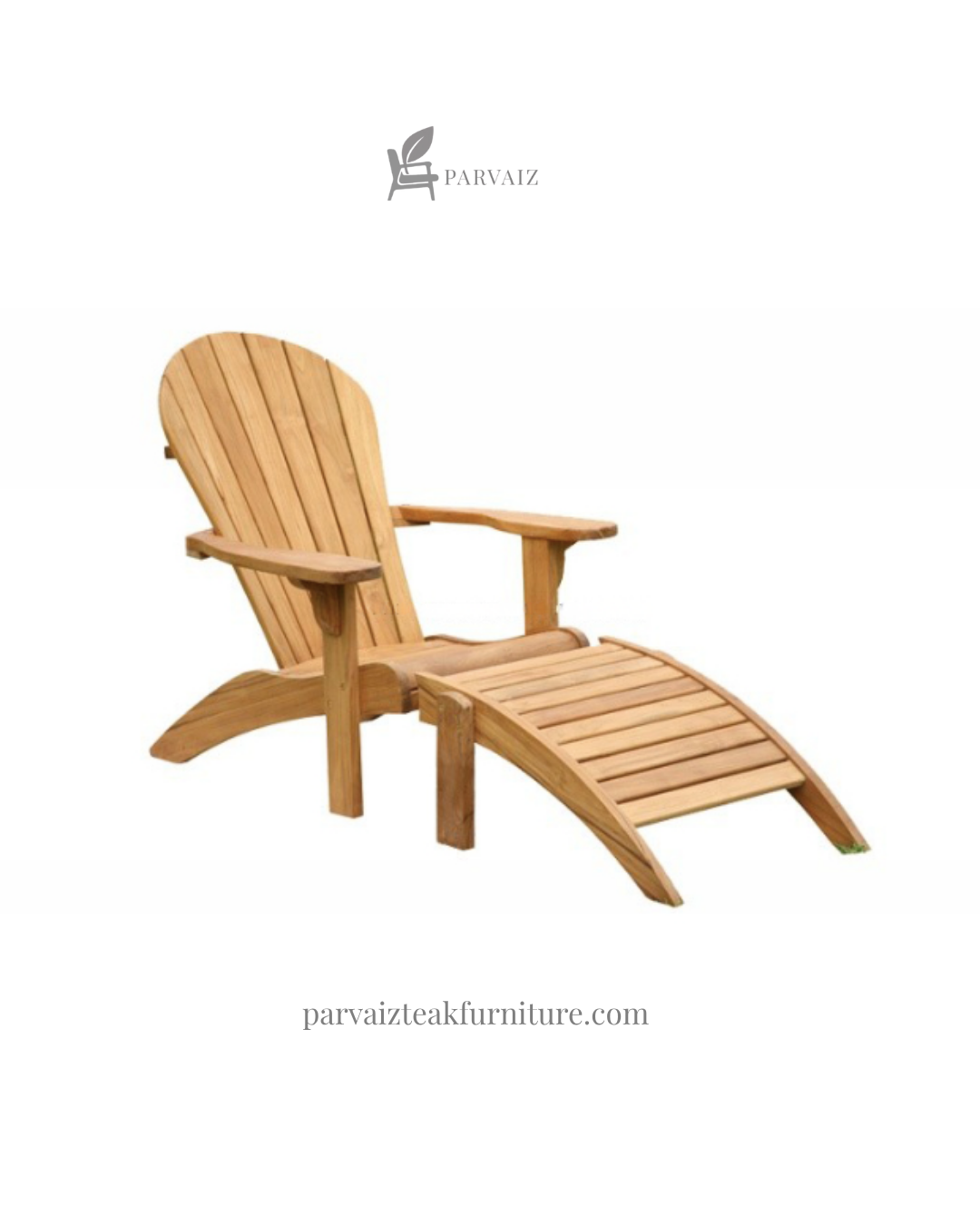 Adirondack Chair Vol 2 with Footstool