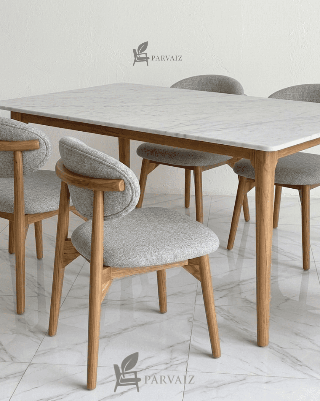 Set Pange with Marble